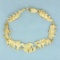 7 Inch Noah's Ark Link Bracelet In 10k Yellow Gold