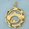 Venice Gondola Pendant In 18k Yellow Gold