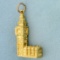 Big Ben Clock Pendant Or Charm In 8k Yellow Gold