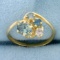 1ct Tw Sapphire Ring In 14k Yellow Gold