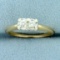 Two Stone Diamond Friendship Ring In 14k Yellow Gold