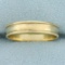 Beaded Edge Milgrain Wedding Band Ring In 10k Yellow Gold