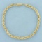 French Rope Link Bracelet In 14k Yellow Gold