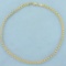 Cable Link Anklet In 14k Yellow Gold