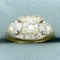 Vintage 1.25ct Tw Diamond Engagement Ring In 14k Yellow Gold