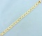 Nugget Link Bracelet In 14k Yellow Gold