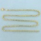 Designer 20 Inch Curb Box Link Chain Necklace In 14k Yellow Gold