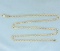 20 Inch Two Tone Curb Link Chain Necklace In 10k Yellow And White Gold