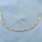 1ct Tw Round And Baguette Diamond Tennis Bracelet In 14k Yellow Gold