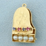 Grand Piano Charm Or Pendant In 14k Yellow Gold