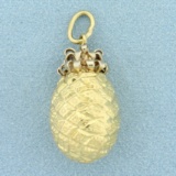 Pineapple Pendant In 14k Yellow Gold