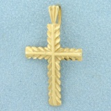 Cross Pendant In 14k Yellow Gold