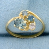 1ct Tw Sapphire Ring In 14k Yellow Gold