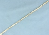 10ct Tw Cz Tennis Bracelet In Gold Over Sterling Silver