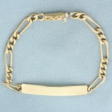 Id Or Medical Bracelet In 10k Yellow Gold