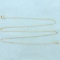 18 Inch Prince Of Wales Link Chain Necklace In 10k Yellow Gold