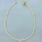 Italian Made Serpentine Link Chain Bracelet In 14k Yellow Gold