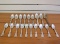 Vintage Wallace Waverly Sterling Silver 19 Piece Spoon Set