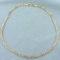 Two-tone Designer Rope Link Chain Necklace In 14k Yellow And White Gold