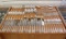Antique 1932 Svensk Spetsig Swedish 84 Piece Sterling Silver Flatware Set