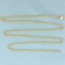 20 Inch Wheat Link Chain Necklace In 14k Yellow Gold