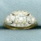 Vintage 1.25ct Tw Diamond Engagement Ring In 14k Yellow Gold