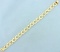 Nugget Link Bracelet In 14k Yellow Gold