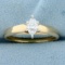 Solitaire Marquise Diamond Engagement Ring In 14k Yellow Gold