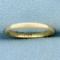 Vintage Wedding Band Ring In 14k Yellow Gold