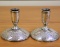 Gorham Star Design Sterling Silver Candlesticks