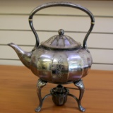 Vintage Tiffany & Co. Silver Teapot Kettle With Original Burner Stand