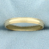 Milgrain Beaded Edge Wedding Band Ring In 14k Yellow Gold