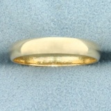 Wedding Band Ring In 14k Yellow Gold