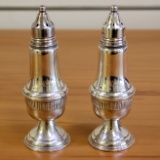 Amc Sterling Silver Salt And Pepper Shakers