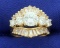 2.75ct Tw Round And Baguette Diamond Engagement Ring In 14k Yellow Gold