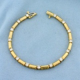 2ct Tw Diamond Line Bracelet In 14k Yellow Gold
