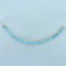 30ct Tw Swiss Blue Topaz Line Bracelet In 14k Yellow Gold