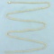 24 Inch Rope Link Chain Necklace In 10k Yellow Gold