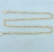 20 Inch Figaro Link Chain Necklace In 10k Yellow Gold