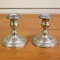 Vintage Fisher Sterling Silver Candlesticks