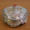Vintage Sterling Silver Gemstone Jewelry Box