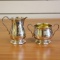Lunt Sterling Silver Sugar Bow And Creamer Set