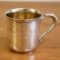 Antique Webster Sterling Silver Engraved Mug