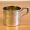 Antique Web Engraved Stephen Sterling Silver Mug