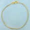 Box Link Bracelet In 14k Yellow Gold