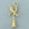 Eros Or Cupid Pendant In 14k Yellow Gold