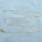 Italian Made 15 1/2 Inch S Link Chain Necklace In 14k Yellow Gold