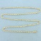 20 Inch French Rope Link Chain Necklace In 10k Yellow Gold