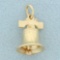 Liberty Bell Charm In 14k Yellow Gold