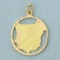 Spain Espana Pendant In 18k Yellow And Rose Gold